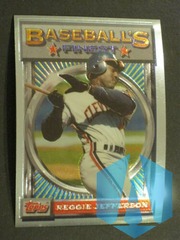 1993 Topps Finest Reggie Jefferson #139 Cleveland Indians